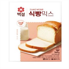 CJ제일제당 백설식빵믹스, 760g, 6개
