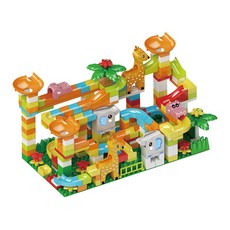 動物主題創意積木，大型積木，益智玩具，滾珠積木，兒童玩具, 袋裝, 1套