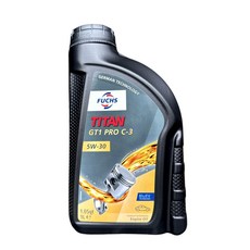 FUCHS 福斯 TITAN GT1 PRO C-3 5W-30 合成機油 汽柴油通用, 1個, 1L