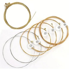 통기타 줄 1번 2번 3번 4번 5번 6번 세트 어쿠스틱 기타줄 교체용 A.골드, 1세트