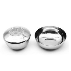 스텐 밥그릇 국그릇 밥주발 대접 이중 합식기 세트 중, 1개, 스텐  중