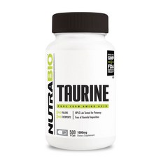 Nutrabio 牛磺酸 1000mg V-Cap, 500 件, 1個