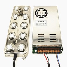 산업용 가습기 초음파 미스트 메이커 DC 48V 5000 ML/H 10 헤드 초음파 분무기 110V 220V 전원 공급 장치