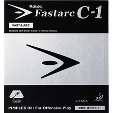 【雙兵桌球】Nittaku Fastarc C-1台灣總代理正品, 1個, 黑色 2.1mm, 紅色, 1個裝