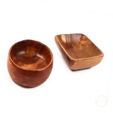 서지스토어 우드 그릇 샐러드접시, 원형볼