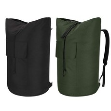 대용량 더블백 여행용 군용 전술배낭 대형가방, 블랙