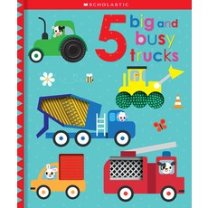 (영문도서) 5 Big and Busy Trucks: Scholastic Early Learners (Touch and Explore) Board Books, Cartwheel Books, English, 9781338645613