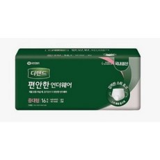 디펜드 편안한 언더웨어 일반 중대형 16매 1팩, 16개입, 1개
