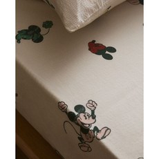 자라홈 브랜드관 키즈 매트리스 커버 MICKEY & MINNIE ©디즈니 DISNEY 42614900999 423808, 싱글 / 90 x 200 cm, 멀티컬러