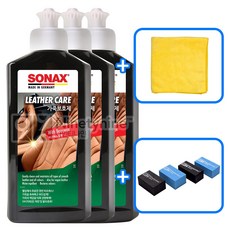 소낙스 가죽보호제-250ml 3개+타월&도어가드, 1개, 250ml
