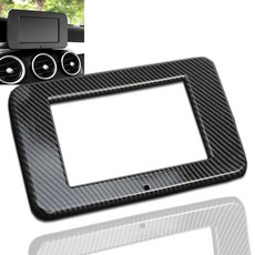 水轉印碳纖維 GPS 導航面板 框架 飾蓋 塑膠 黏貼式 適用 15-21 W205 C63