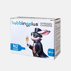 bubblingplus N2 氮氣氣彈 10入, 1個, 10盒(超商限制️超過20盒請選宅配)
