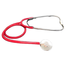 仿真聽診器玩具, 酒紅色, 1個