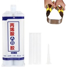범용 AB 접착제 - 용접과 같은 내구성 다목적 수리용 금속 수리제 주조 접착제 접착 방수 단열 실란트 모든 표면, Transparent, 1pcs
