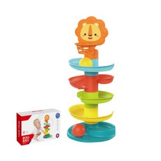 趣味益智投籃轉轉球, 獅子(5層4球), 1個