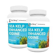 닥터베르그 씨 켈프 인핸스드 요오드 아이오딘 캡슐 Dr. Berg Nutritionals Sea Kelp Enhanced Iodine, 90정, 2개