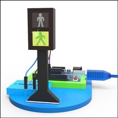 집콕과학 코딩 자동 보행신호등 만들기 키트 (풀세트형), 1개