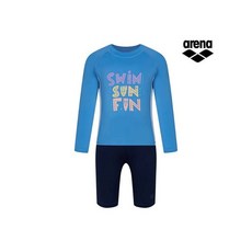 아레나 리틀펀 아동 레저 래쉬가드 세트 A3BB1BS21BLU