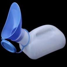 김프로센터 간이 소변기 환자용소변기 휴대용소변기 휴대용화장실, 95x145mm, 그레이