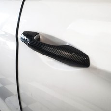 미켈라토 싼타페DM/더프라임 튜닝 실내 카본 몰딩 커버 수전사 튜닝 모음, 카본블랙_외부도어커버x4pcs, 기타