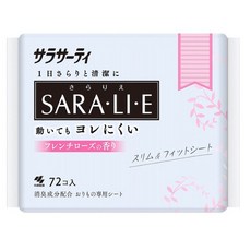 日本 小林製藥 Sara.li.e 衛生護墊72入, 1個, 法國玫瑰