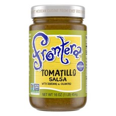 frontera 멕시코 소스 프론테라 살사 토마티요 중간 매운맛 16온스, 1개