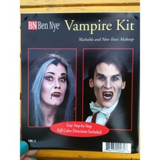 BenNye 吸血鬼組合包 Vampire Kit HK-1 妝 粉底 油彩 血漿 假牙, 1個