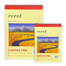 소프트캔버스 A3(297x420mm10장) 캔버스천 스케치북