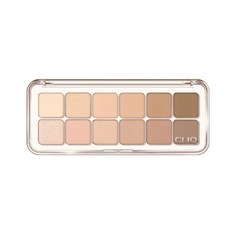CLIO Pro Eye Palette Air眼影盤 色彩豐富 粉質細膩 持久服貼 輕鬆打造多樣眼妝, 08 LATTE SENIOR, 1個