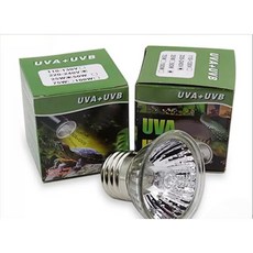 可調光可定時爬蟲曬背燈夾燈 烏龜曬背燈 爬蟲燈 保暖燈, 1個, UVA+UVB燈泡75w, 黃光
