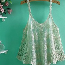 레이스 슬리브리스 뜨개