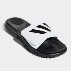 Adidas ALPHA Bounce 氣墊拖鞋 白色 黑色, 275