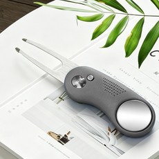 골프 캐디 라운딩 원터치 접이식 그린 디봇 수리기, 1개, 그레이 grey