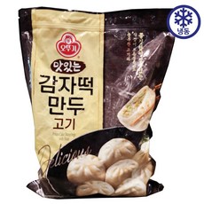 [트레이더스] 오뚜기 맛있는 감자떡만두 고기 1300g 아이스박스포장, 1개, 1.3kg