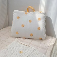 幼兒園午睡墊：可攜帶折疊床墊，韓版兒童爬行墊，附收納床包空調被，舒適透氣，多功能用途, 1個, 印花老虎摺疊床墊 [120*70CM], 印花老虎摺疊床墊