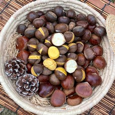 이번가을 공주밤 어떠신가요? 25년 햇 공주알밤 대 2kg, 1개