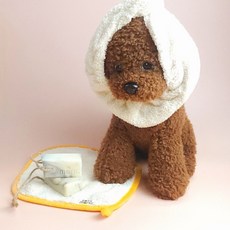 바스몽 강아지 발수건 애견 미니 펫 타올 산책 타월 초극세사 발 눈 얼굴 목욕 수건
