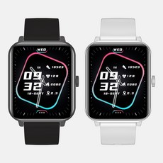 디즈먼트 스마트워치 Diz-SW01, GPS + 블루투스, 5cm, 실버