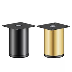 가구 다리발 쇼파 다리 실버 받침대 선반 발통 스텐 연장 발 높이기 침대 가구 높이 조절, 03.블랙 15cm 1팩