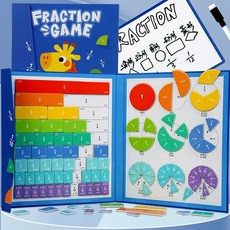 蓝天嗨購 磁吸磁性幼兒園3歲數字分解早教數學教育益智兒童玩具動手, 1個, 長頸鹿磁性分數盤