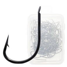 CK / Idumezina / 強韌鋒利的魚鉤 / NSB黑金屬色 / 標準尺寸魚鉤 / 100入大包裝 / 附專用盒, 100入