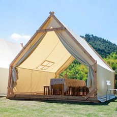 텐트 삼각 캠핑 베이지 돔 글램핑 쉘터 감성 오두막, 1, X. 강화형 2.5m x 2.5m 루프형