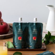 강원도 영월 100% NFC 착즙 생 사과즙 100ml 30포