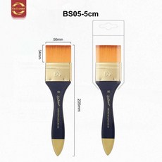 취미 미술 그림 수채화 그리기 배경붓 5cm 빽붓 디자인 붓