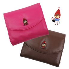 쏨숭 신지카토 장식 3단 아동지갑 3단지갑