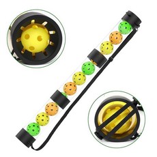 스트랩 피클볼 튜브 픽업이 포함된 Asyxstar 볼 리트리버 및 호퍼 보관함, 1개