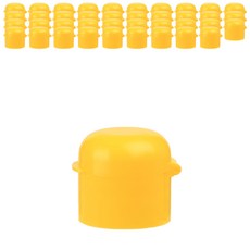 가인글로벌 스마트원터치캡 참기름병 마개 기름병 뚜껑 캡, 40개, 노랑