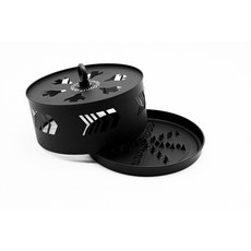 露營狼 默默無蚊 黑魂版 蚊香盒．薰香盒【露營生活好物網】, 蚊香盒(只有盒,不含薰香或其他展示)