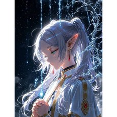 숫자로 그리는 유화 애니메이션 비욘드 저니 캐릭터 홈 데코레이션 페인팅 벽 침실 룸 데코 선물 프레임리스 218213, 30x40cm, A7