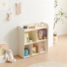 2단5칸 오픈구조 E0등급수납장, 크림화이트